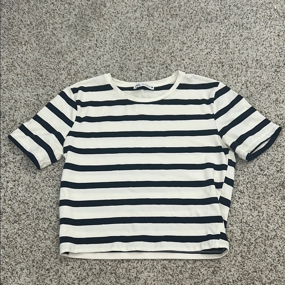 Zara cropped tee